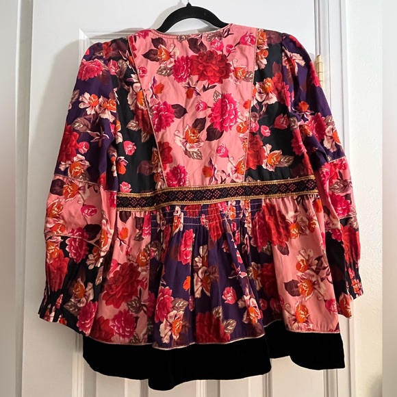 Johnny Was Kimmy Peasant Top - Picture 3 of 6